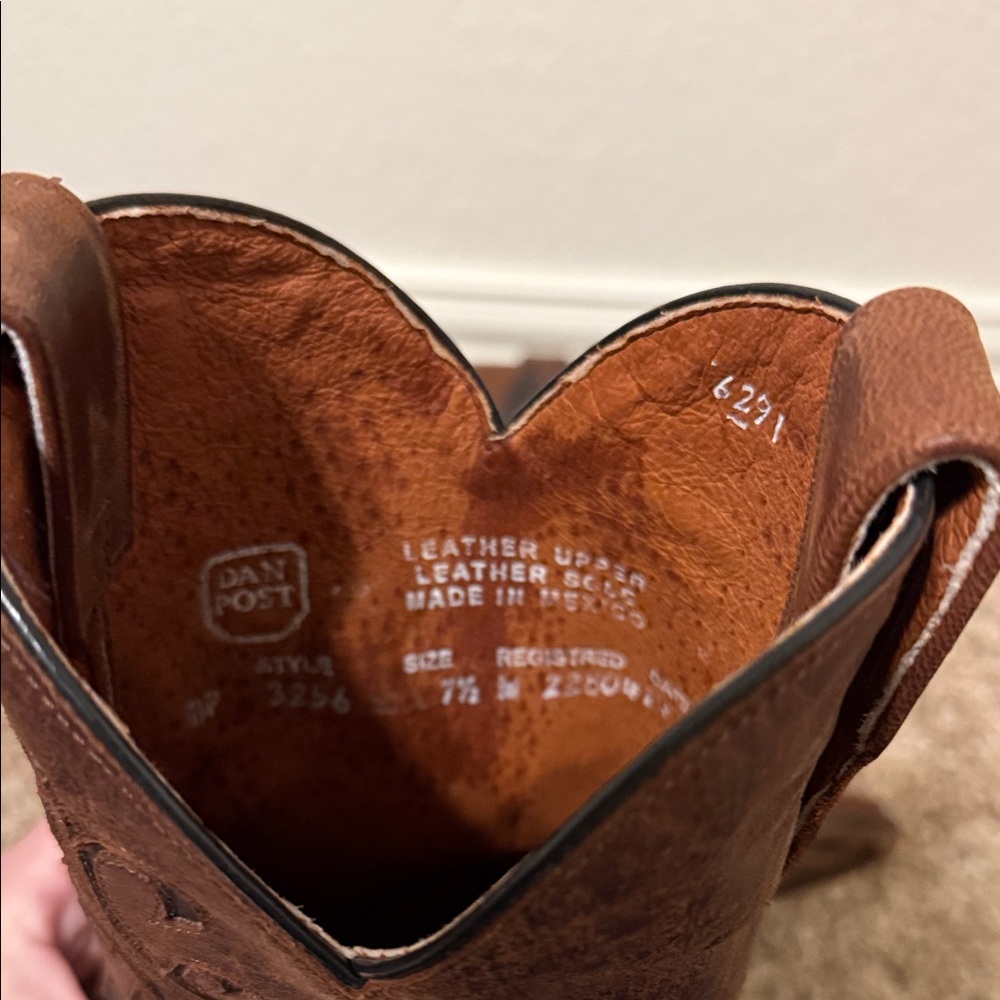 Dan Post Western Cowboy Boots - Picture 5 of 9